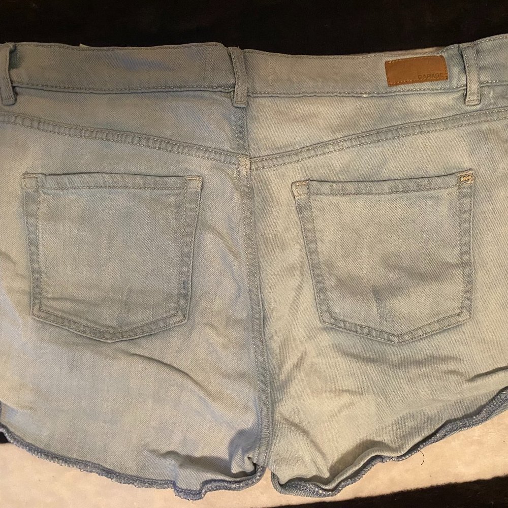 blue jean shorts, size 11